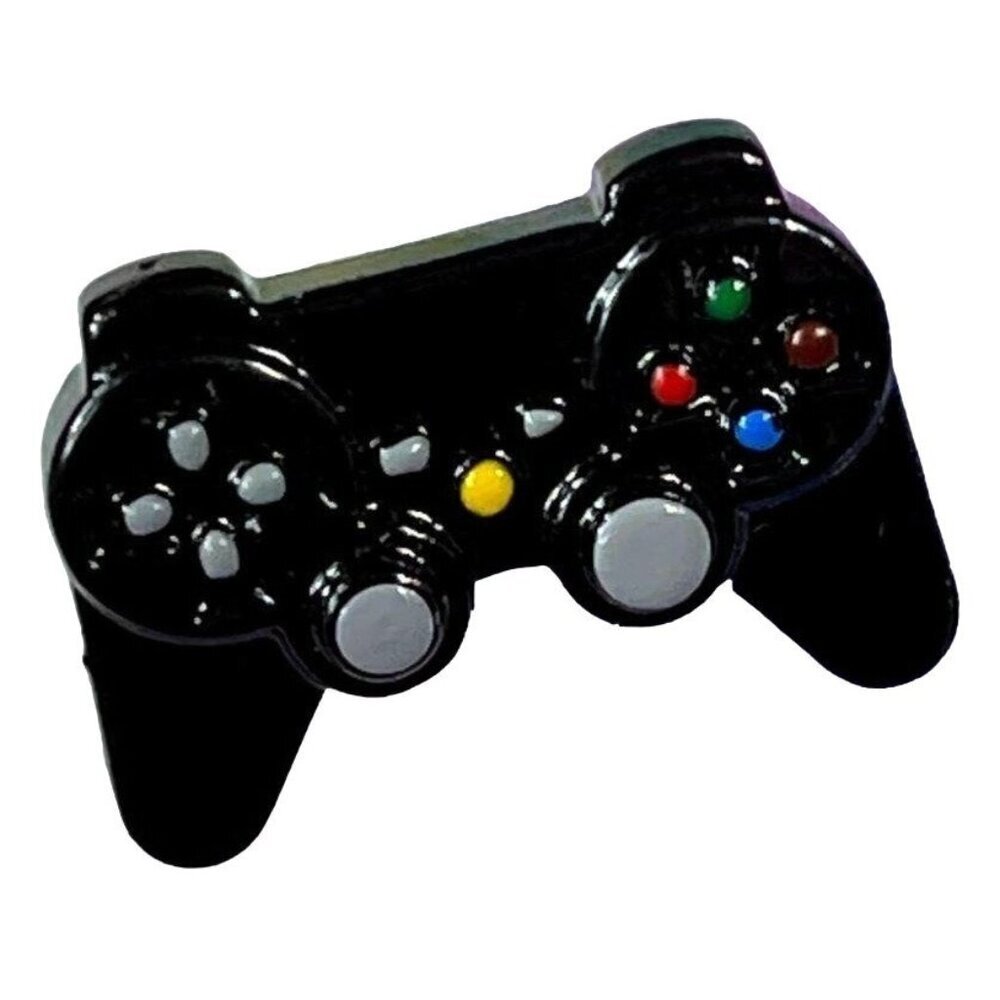 Video Game Controller Lapel Pin Hand Held Device 3D Enamel Badge Brooch Jewelry